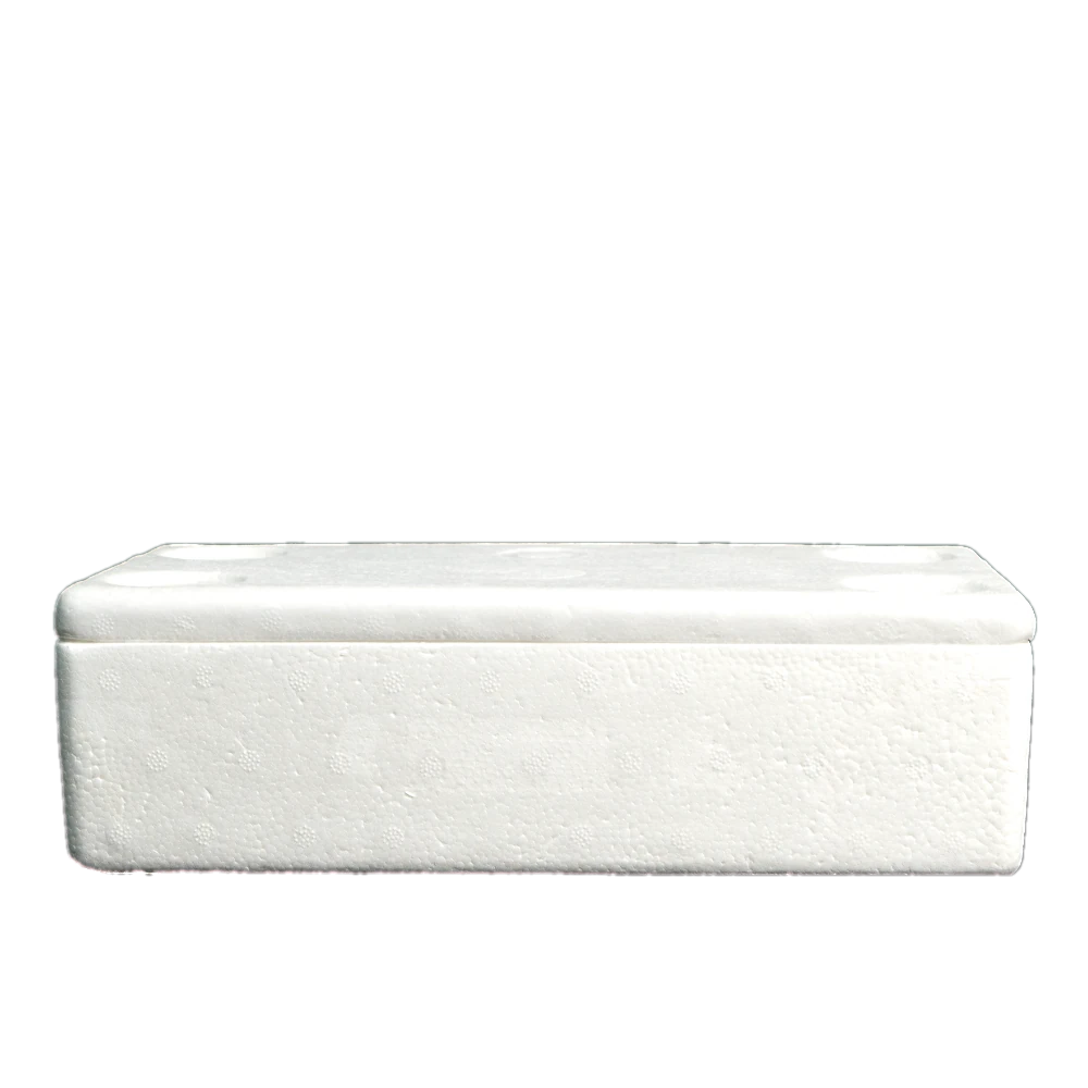 Caja térmica Durapor de 5 LB cerrada vista de frente