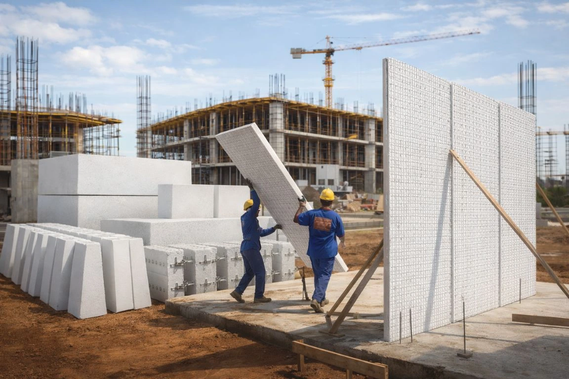 EPS o poliestireno expandido aplicado en construcción por Formas Térmicas en Honduras.
